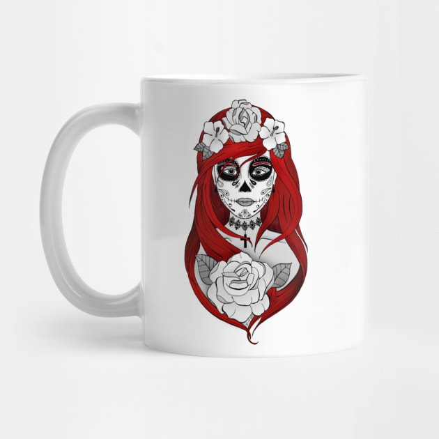 Art et Be - Santa Muerte Red by Art_et_Be